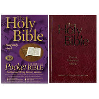 7S Pocket Reference Bible Slate Red Paper Cover