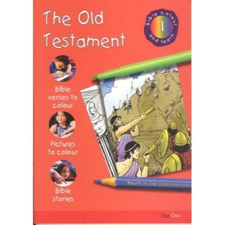 Bible Colour and Learn 1: The Old Testament by Karen Roberts cover image.