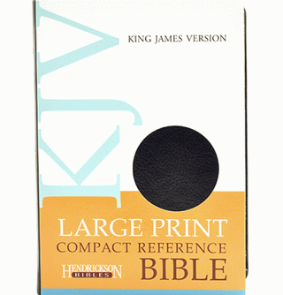 KJV Large Print Compact Reference Bible, Black