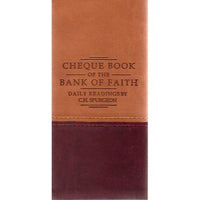 Cheque Book of the Bank of Faith: Daily Readings Tan/Burgundy