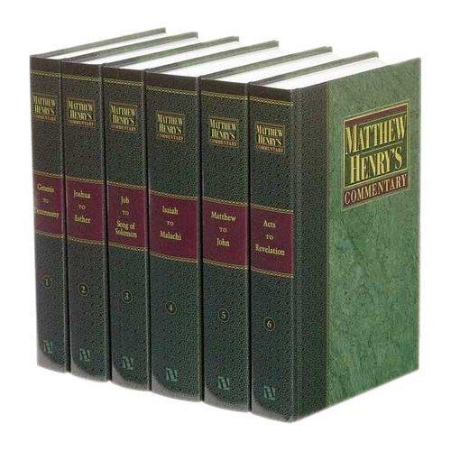 Henry Matthew Commentary on the Whole Bible (9781598560787