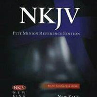NKJV Pitt Minion Reference Edition Brown goatskin leather