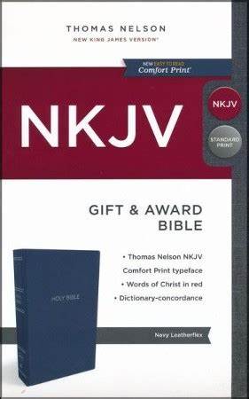 NKJV Gift And Award Bible, Blue, Red Letter Ed.