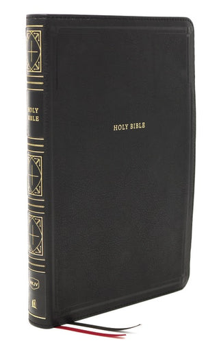 NKJV Giant Print Thinline Bible, Black Imitation Leather with Red Letter