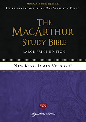 NKJV MACARTHUR STUDY BIBLE LARGE PRINT