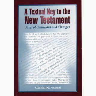 A Textual Key to the New Testament by G W & D E Anderson cover image.