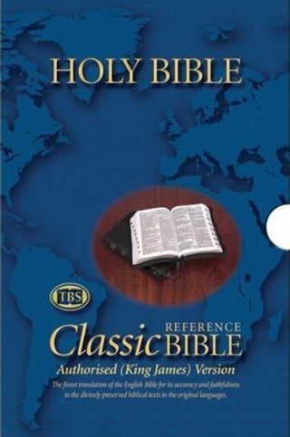 Classic KJV Reference Bible (hardback) - Blue cover image.