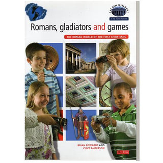 Footsteps of the Past: Romans, gladiators and games by Brian Edwards and Clive Anderson cover image.
