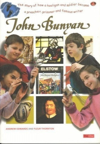 Footsteps of the Past: John Bunyan by Andrew Edwards and Fleur Thornton cover image.