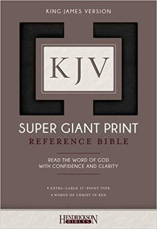 KJV Super Giant Print Ref Bible