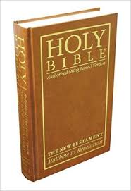 74A Giant Print New Testament Brown Hardback