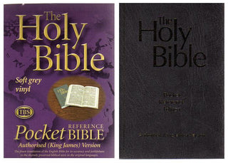 Pocket Reference Bible Soft Grey Paper Cover [7/SGY] cover image.