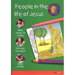 Bible Colour and Learn 17: People in the Life of Jesus by Karen Troman cover image.