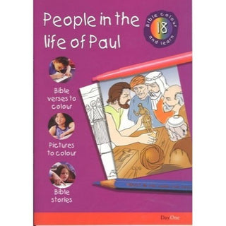 Bible Colour and Learn 18: People in the Life of Paul by Karen Troman cover image.