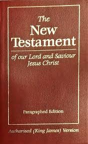 Paragraphed New Testament (vinyl paperback) - Burgundy [55/SBG]